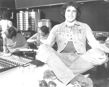 Brian Daley at the recording studio